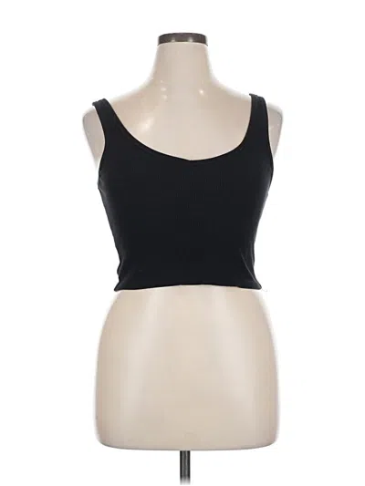Pre-owned Cotton On Tank Top Black Strapless Neckline Tops