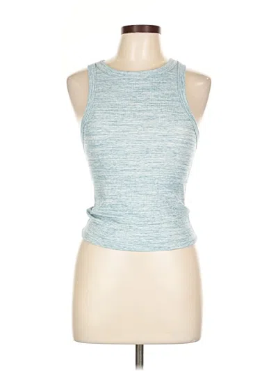 Pre-owned Cotton On Tank Top Blue Halter Neckline Tops