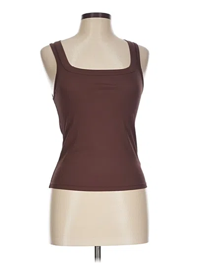 Pre-owned Cotton On Tank Top Brown Strapless Neckline Tops