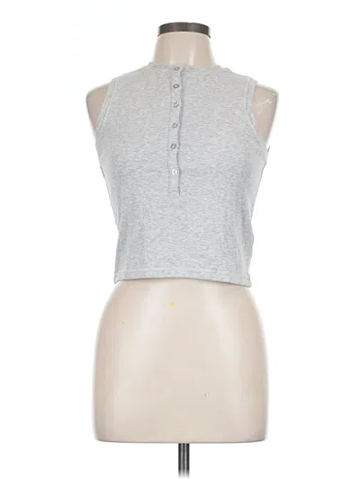 Pre-owned Cotton On Tank Top Gray Halter Neckline Tops