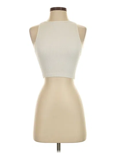 Pre-owned Cotton On Tank Top Ivory Halter Neckline Tops