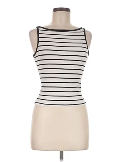 Pre-owned Cotton On Tank Top Ivory Strapless Neckline Tops