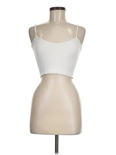 Pre-owned Cotton On Tank Top Ivory Strapless Neckline Tops In White