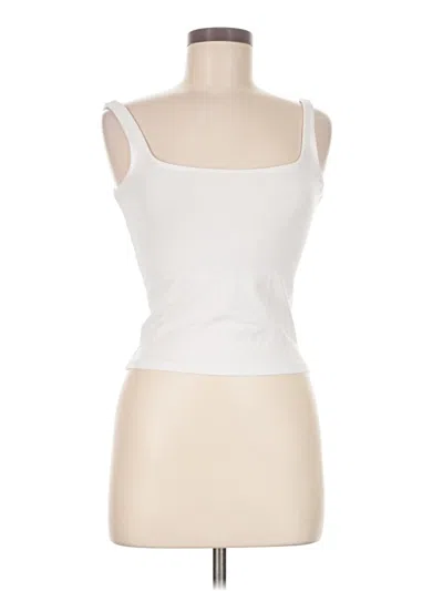 Pre-owned Cotton On Tank Top Ivory Strapless Neckline Tops In White