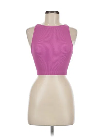 Pre-owned Cotton On Tank Top Pink Halter Neckline Tops