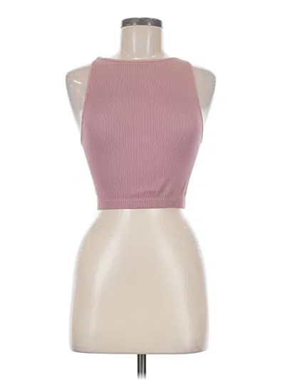 Pre-owned Cotton On Tank Top Pink Halter Neckline Tops