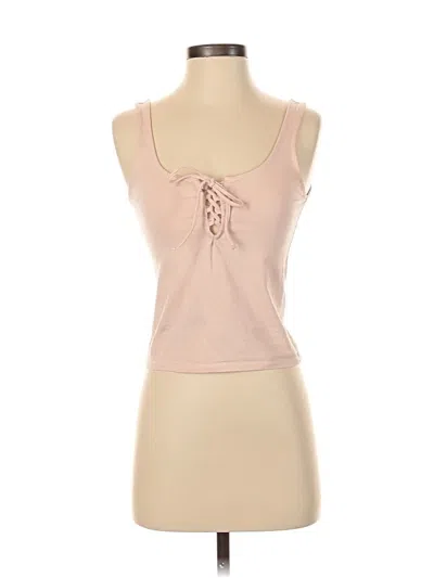 Pre-owned Cotton On Tank Top Pink Sweetheart Neckline Tops