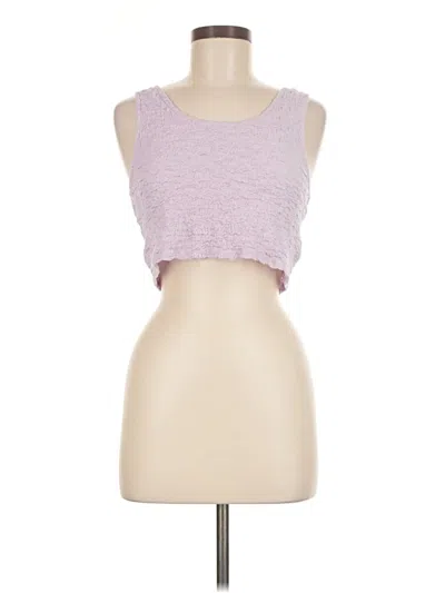 Pre-owned Cotton On Tank Top Purple Strapless Neckline Tops