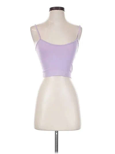 Pre-owned Cotton On Tank Top Purple Strapless Neckline Tops