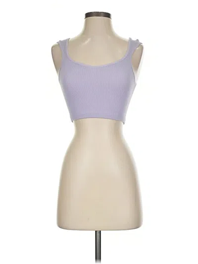 Pre-owned Cotton On Tank Top Purple Strapless Neckline Tops