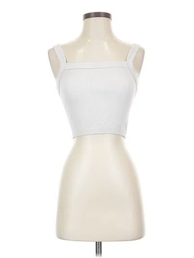 Pre-owned Cotton On Tank Top White Strapless Neckline Tops