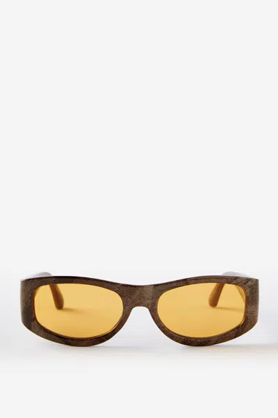 Cotton On The 4x4 Sunglasses In Camo/orange