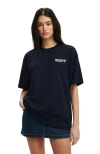 Cotton On The Boxy Graphic Tee In Black