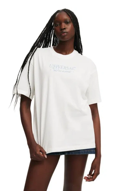 Cotton On The Boxy Graphic Tee In White