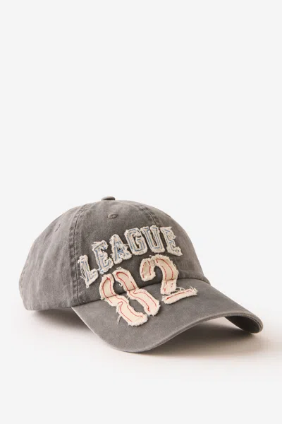 Cotton On The Classic Cap In League 82/charcoal