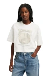 Cotton On The Cropped Boxy Graphic Tee In Moonlight Marshammlow