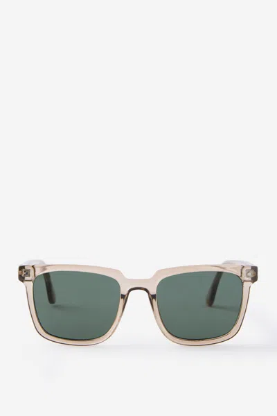Cotton On The Everyday Sunglasses In Brown Crystal/dark Green
