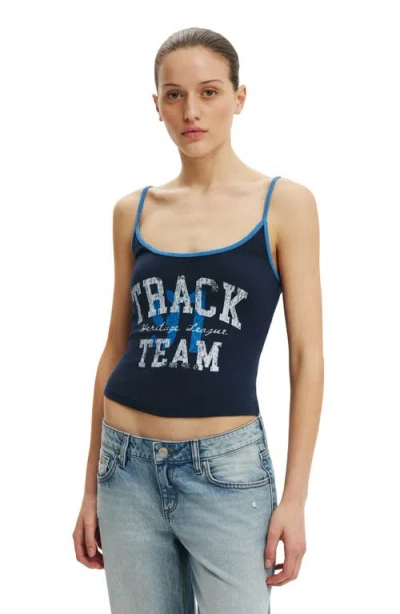 Cotton On The Graphic Cami In Blue