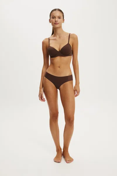 Cotton On The Invisible Bikini Brief In Brown