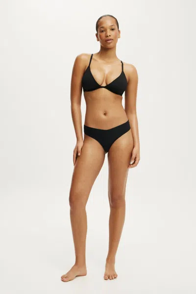 Cotton On The Invisible Thong Brief In (r) Black