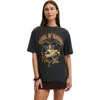Cotton On The Lcn Music Boxy Graphic Tee In Black