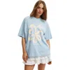 Cotton On The Lcn Music Boxy Graphic Tee In Blue