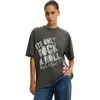 Cotton On The Lcn Music Boxy Graphic Tee In Gray