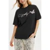 Cotton On The Lcn Music Boxy Graphic Tee In Lcn Dol Dolly Logo  Washed