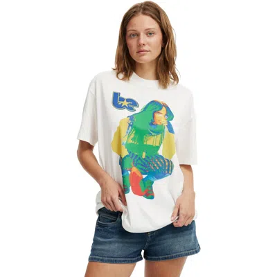 Cotton On The Lcn Music Boxy Graphic Tee In Multi