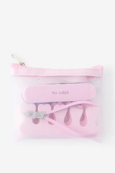 Cotton On The Nail Edit In Pink