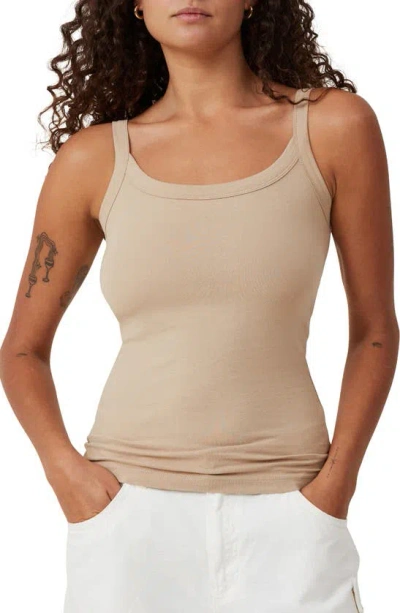 Cotton On The One Basic Camisole In Mid Taupe