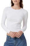 COTTON ON COTTON ON THE ONE RIB LONG SLEEVE TOP