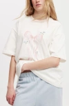 Cotton On The Premium Boxy Graphic Tee In Bowvintage White