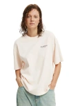 Cotton On The Premium Boxy Graphic Tee In Fairhaven  Flossy Pink