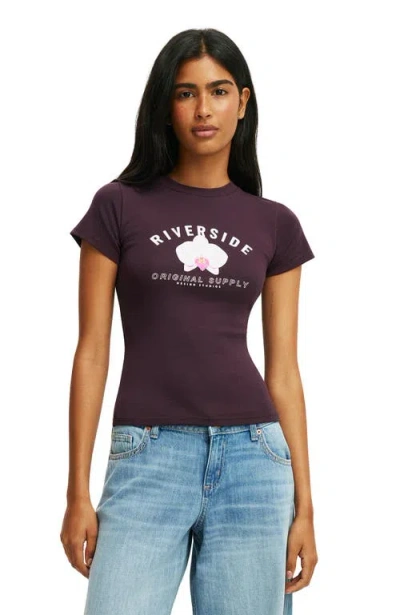 Cotton On The Tiny Graphic Tee In Purple