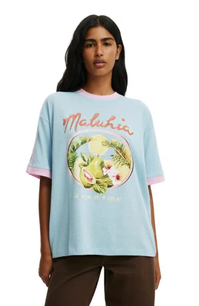 Cotton On The Vacay Tee In Blue