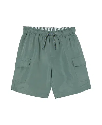 Cotton On Kids' Toddler And Little Boys Bailey Cargo Boardshorts In Green