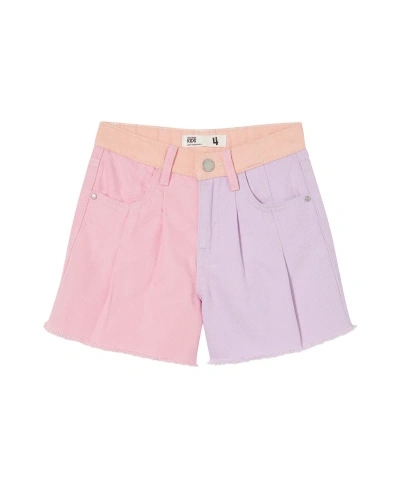 Cotton On Babies' Toddler Girls Kyla Denim Shorts In Color Block