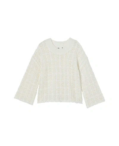 Cotton On Babies' Toddler Girls Sienna Knit Jumper Sweater In Vanilla