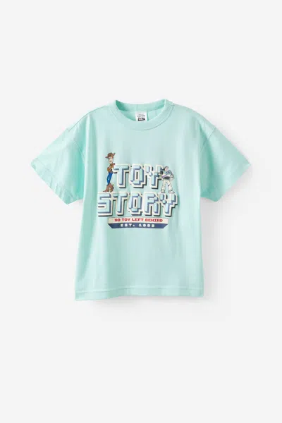 Cotton On Kids' Toy Story Disney Pixar Drop Shoulder Ss Tee In Green