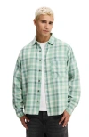 Cotton On Tribeca Long Sleeve Shirt In Green