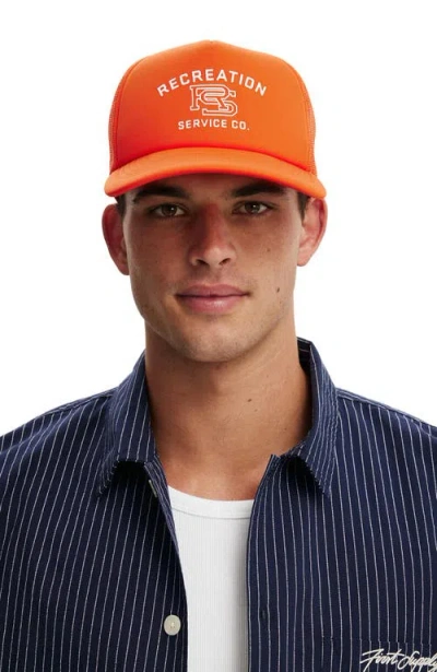 Cotton On Trucker Hat In Orange