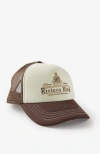 Cotton On Trucker Hat In Chocolate Bone Riviera Blvd