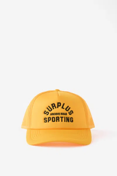 Cotton On Trucker Hat In Sunray Yellow/surplus Sporting