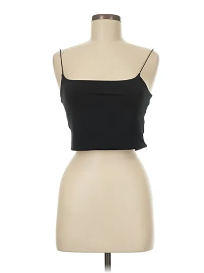 Pre-owned Cotton On Tube Top Black Strapless Neckline Tops