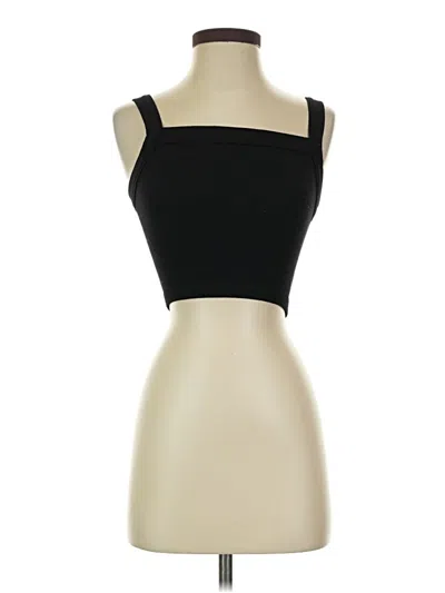 Pre-owned Cotton On Tube Top Black Strapless Neckline Tops