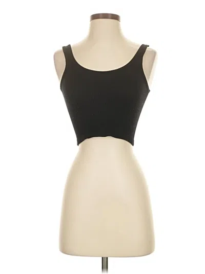 Pre-owned Cotton On Tube Top Black Strapless Neckline Tops