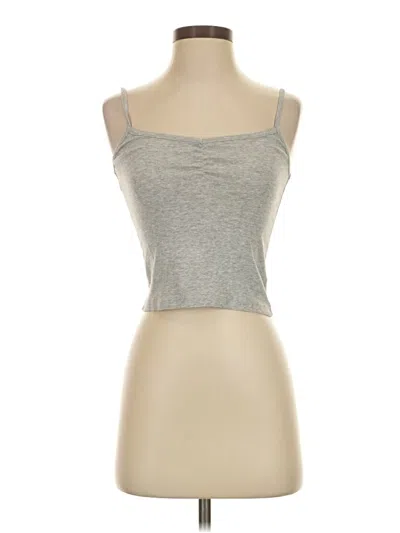 Pre-owned Cotton On Tube Top Gray Strapless Neckline Tops