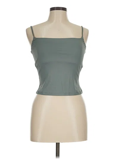 Pre-owned Cotton On Tube Top Green Strapless Neckline Tops