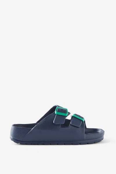 Cotton On Kids' Twin Strap Slide In Blue
